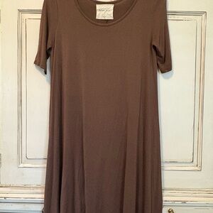 Together Brown Midi Dress